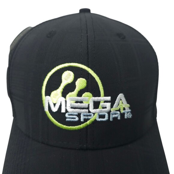 Mega Sport Embroidered Strapback Cap Trucker Golf Baseball Hat Crosshatch NEW - Picture 7 of 13